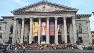 The Munich Opera in sommer