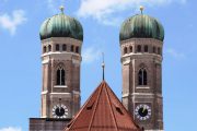 The famous cathedral "Frauenkirche" in Munich