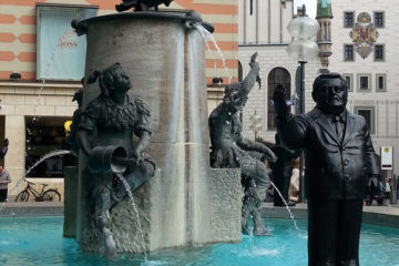 The "Fischbrunnen" on the Marienplatz